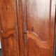 Old pair of walnut doors cabinet front