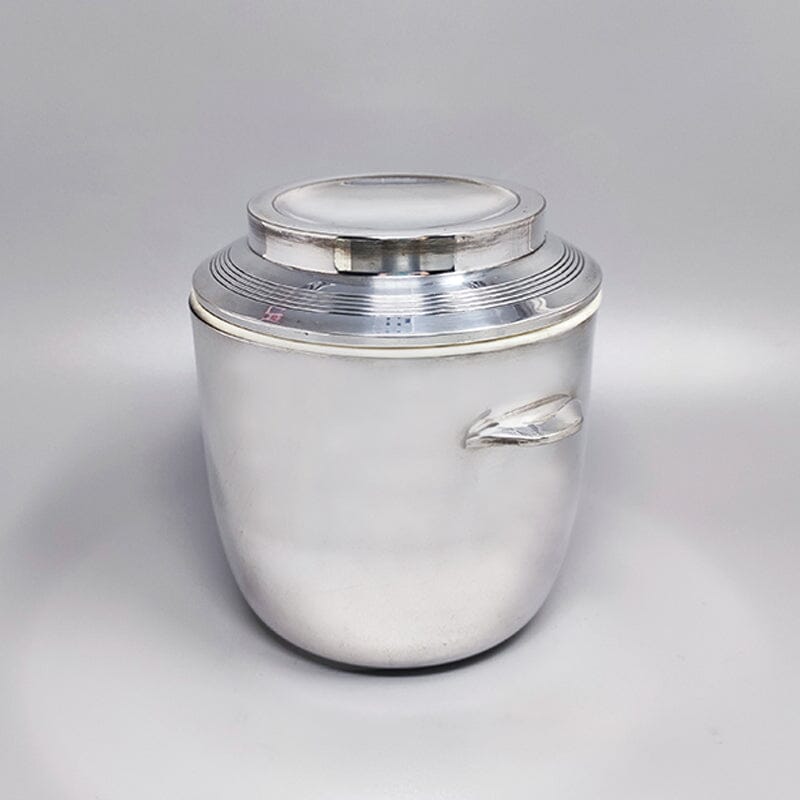 Ice bucket in silver plated. made in italy