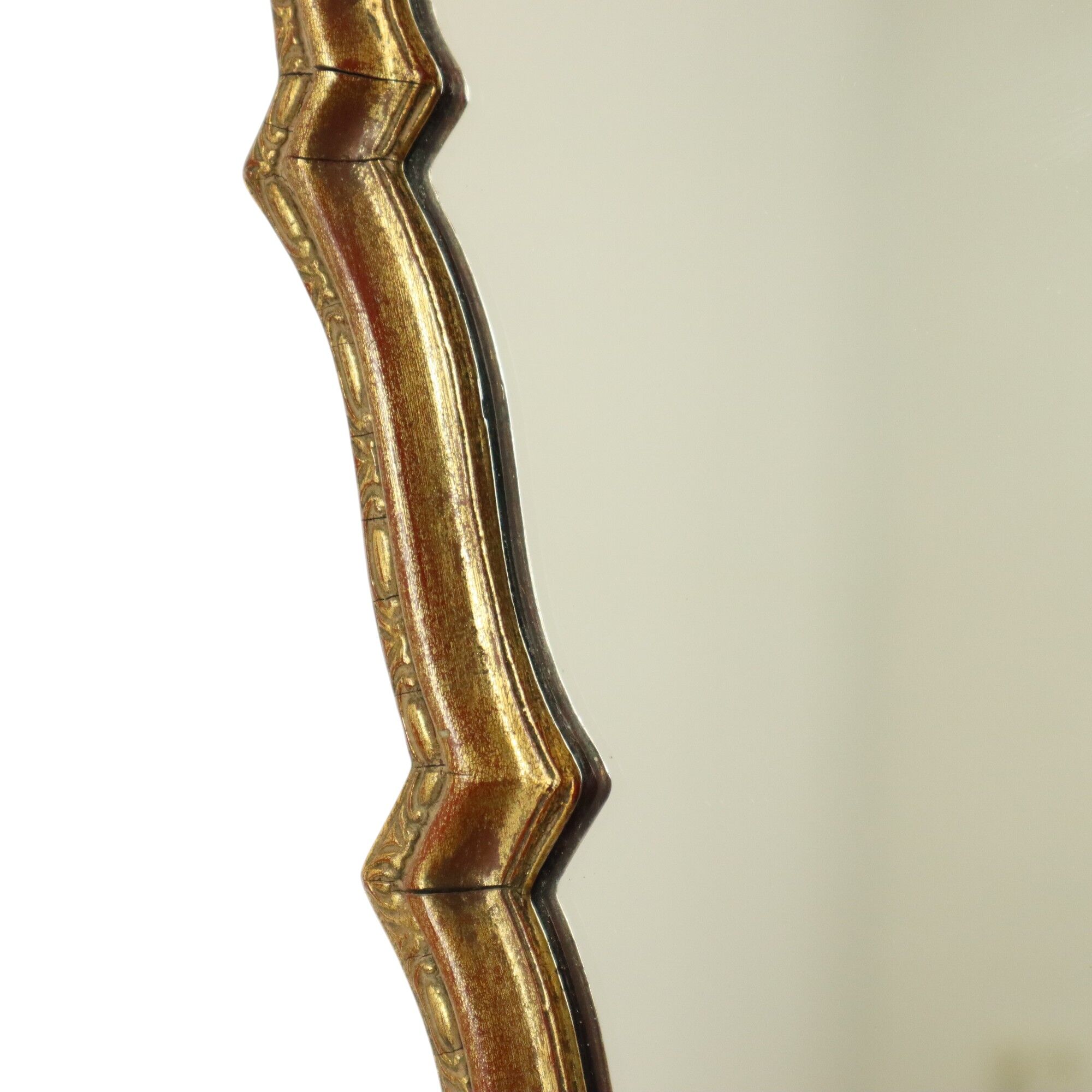 Mid Century Classic Gold Leaf Deknudt Mirror Fifties