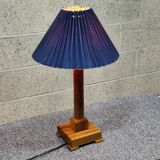 Art deco lamp in turned wood 1930
