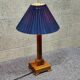 Art deco lamp in turned wood 1930