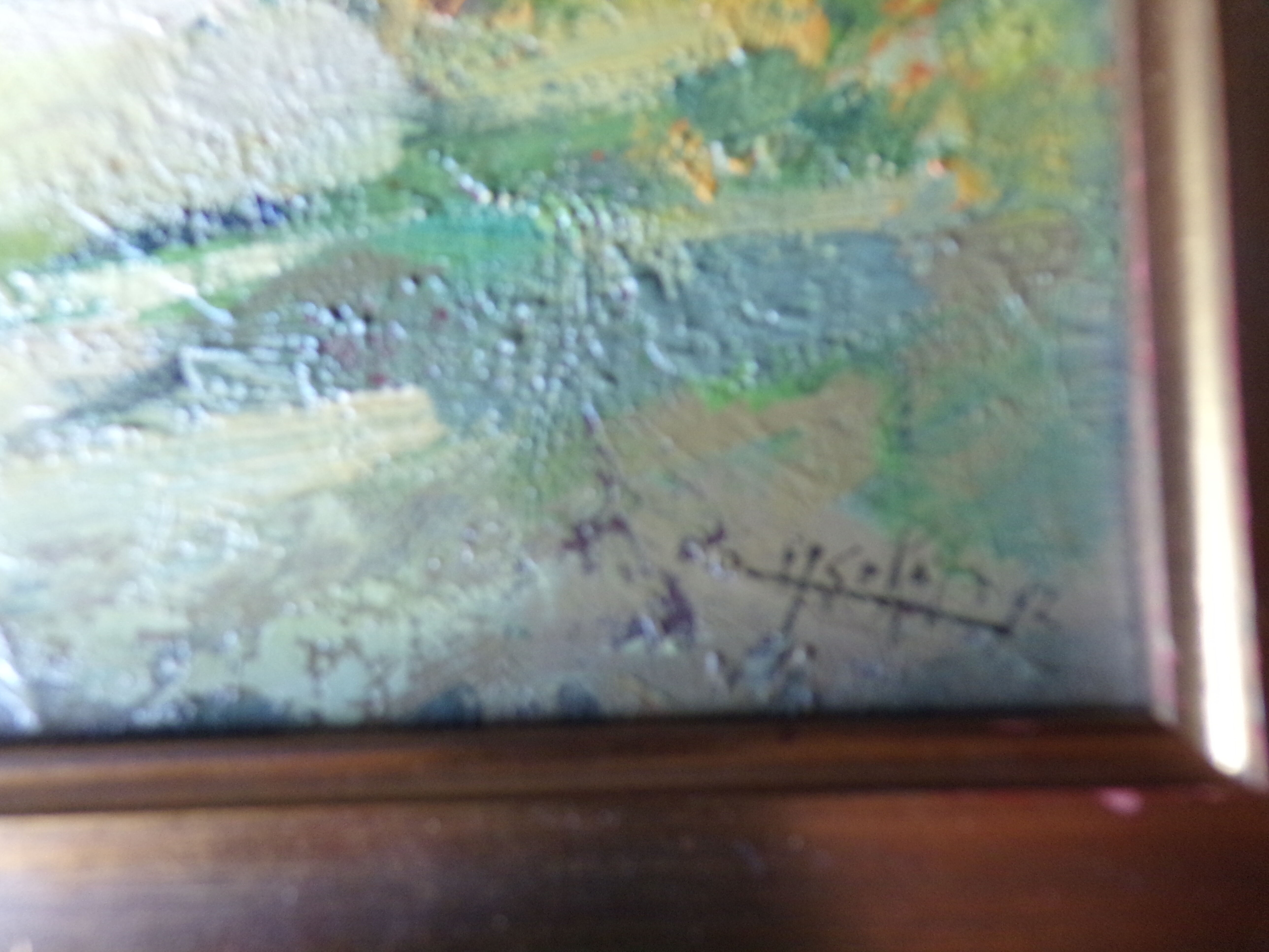 Oil painting painting painting signed Sokol 1972