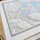 Austria, old map, printed in 1852.
