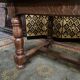 Louis XIII style farmhouse table solid oak + 2 extensions