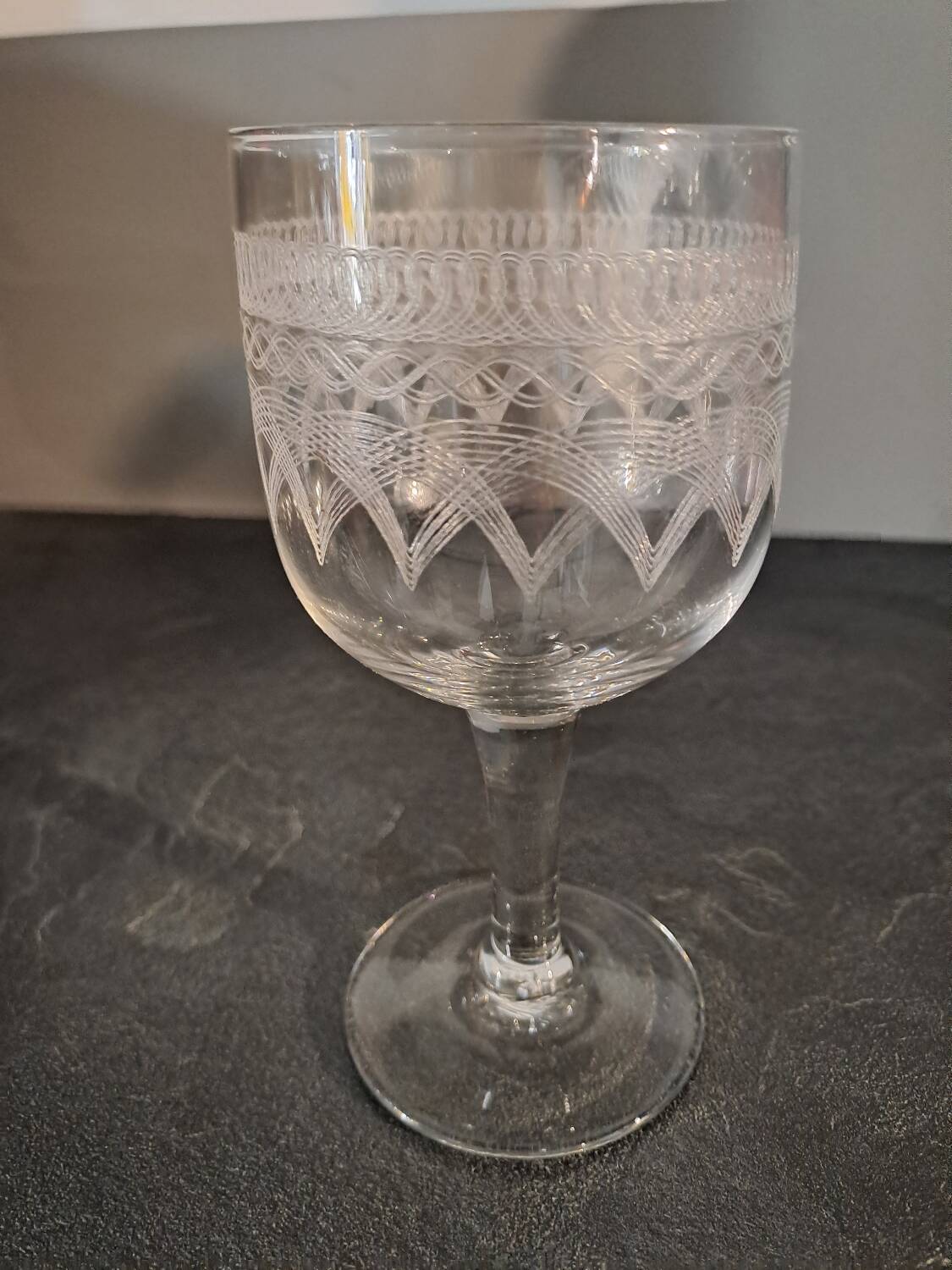 Old chiseled glasses