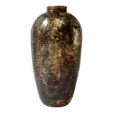 Unique piece 'art cs' handmade - glass vase, circa 1970