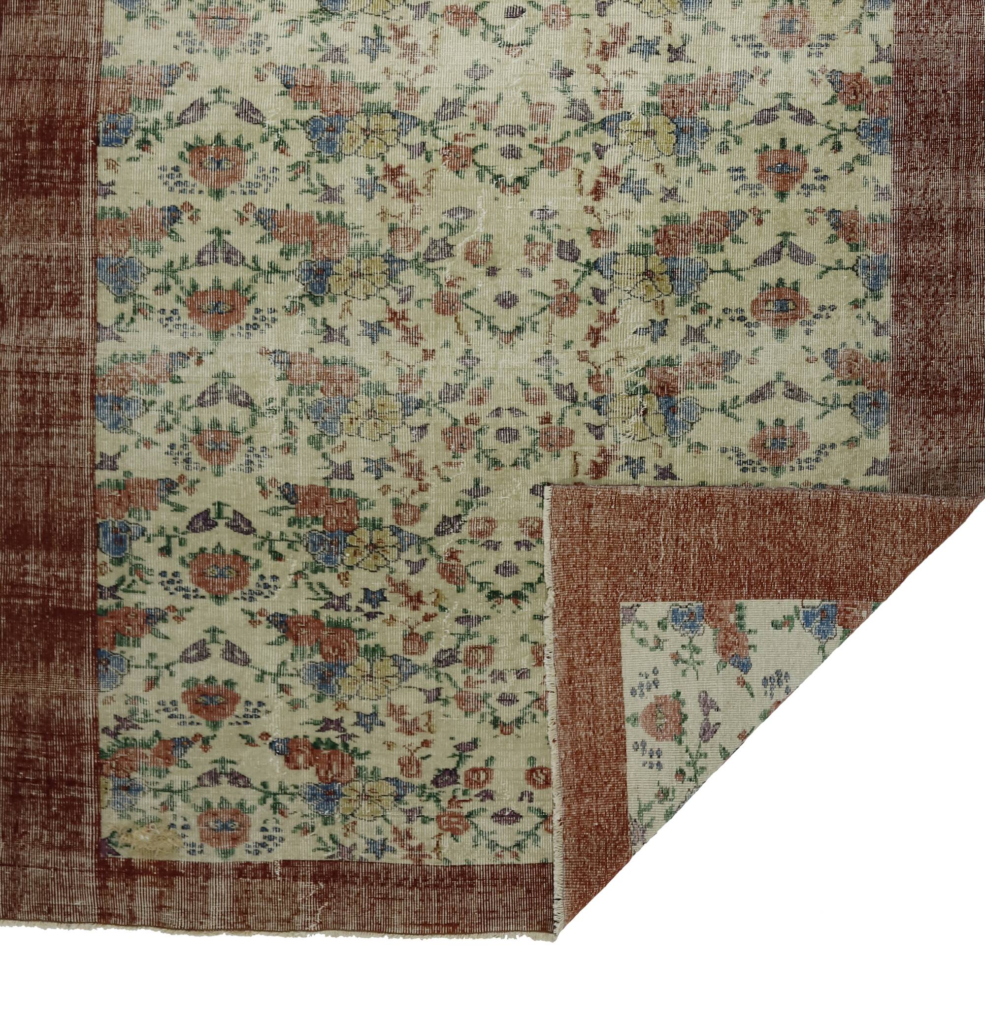 Modern Unique Rug, Turkish Oriental Handmade Boho Kilim Rug,for Kitchen,Bedroom	200x 298 cm