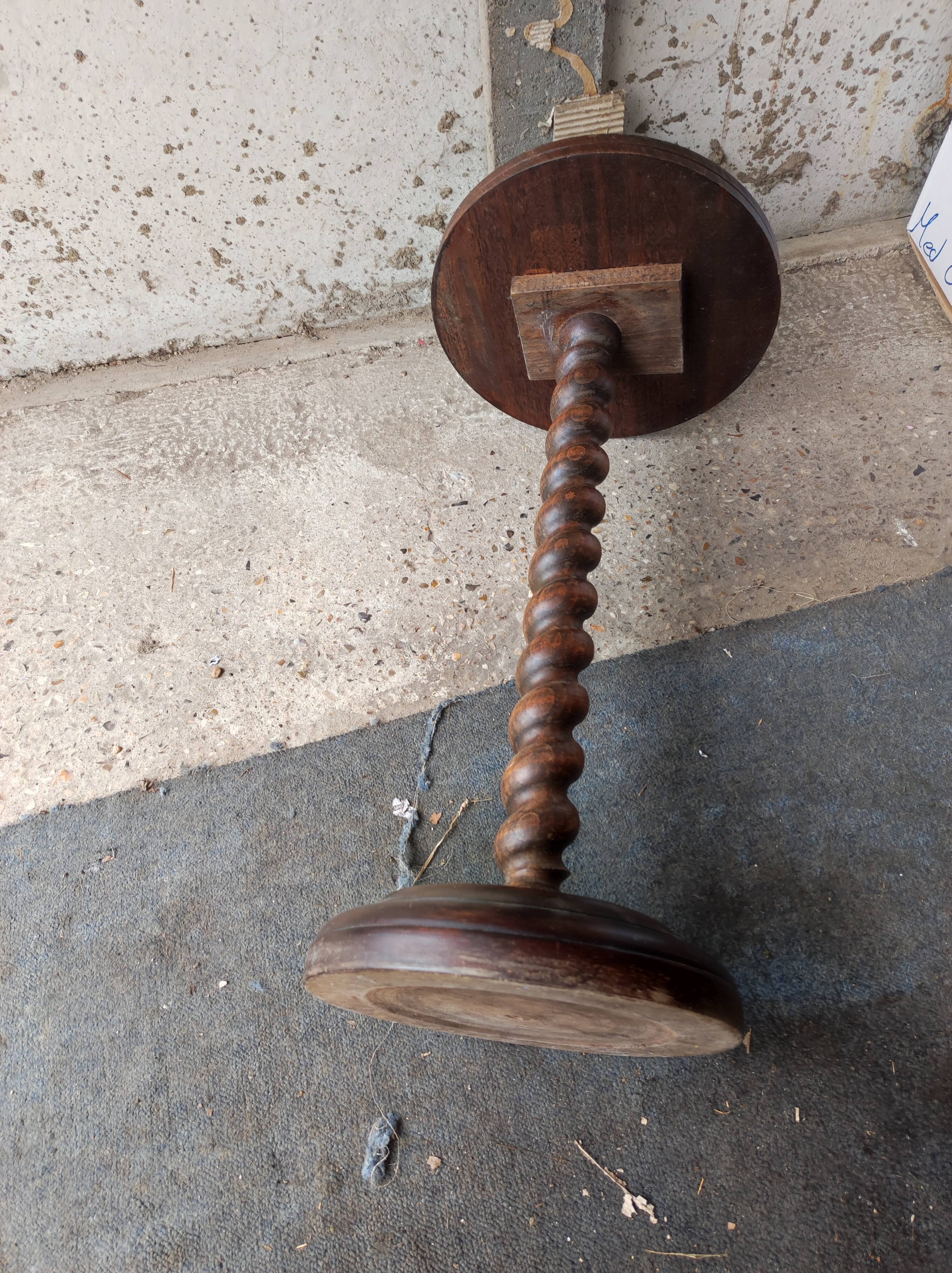 Table selette gueridon turned wood