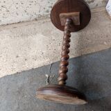 Table selette gueridon turned wood