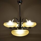 Art Deco Chandelier, Czechoslovakia , 1930s