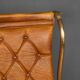 Mid 20thc british made pair of leather rocking chairs c.1950