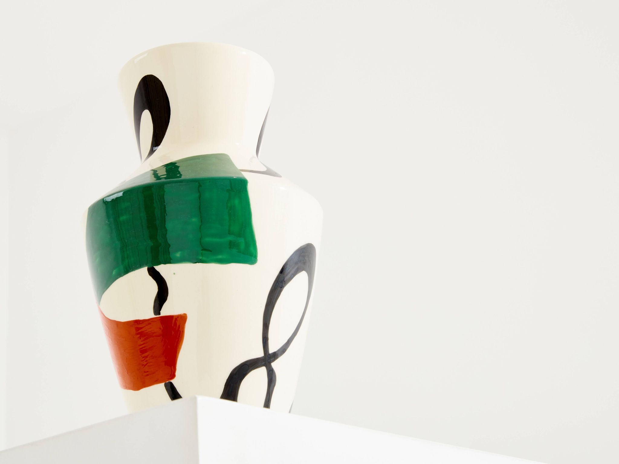 Vase en céramique émaillée signée Roland Brice vers 1950
