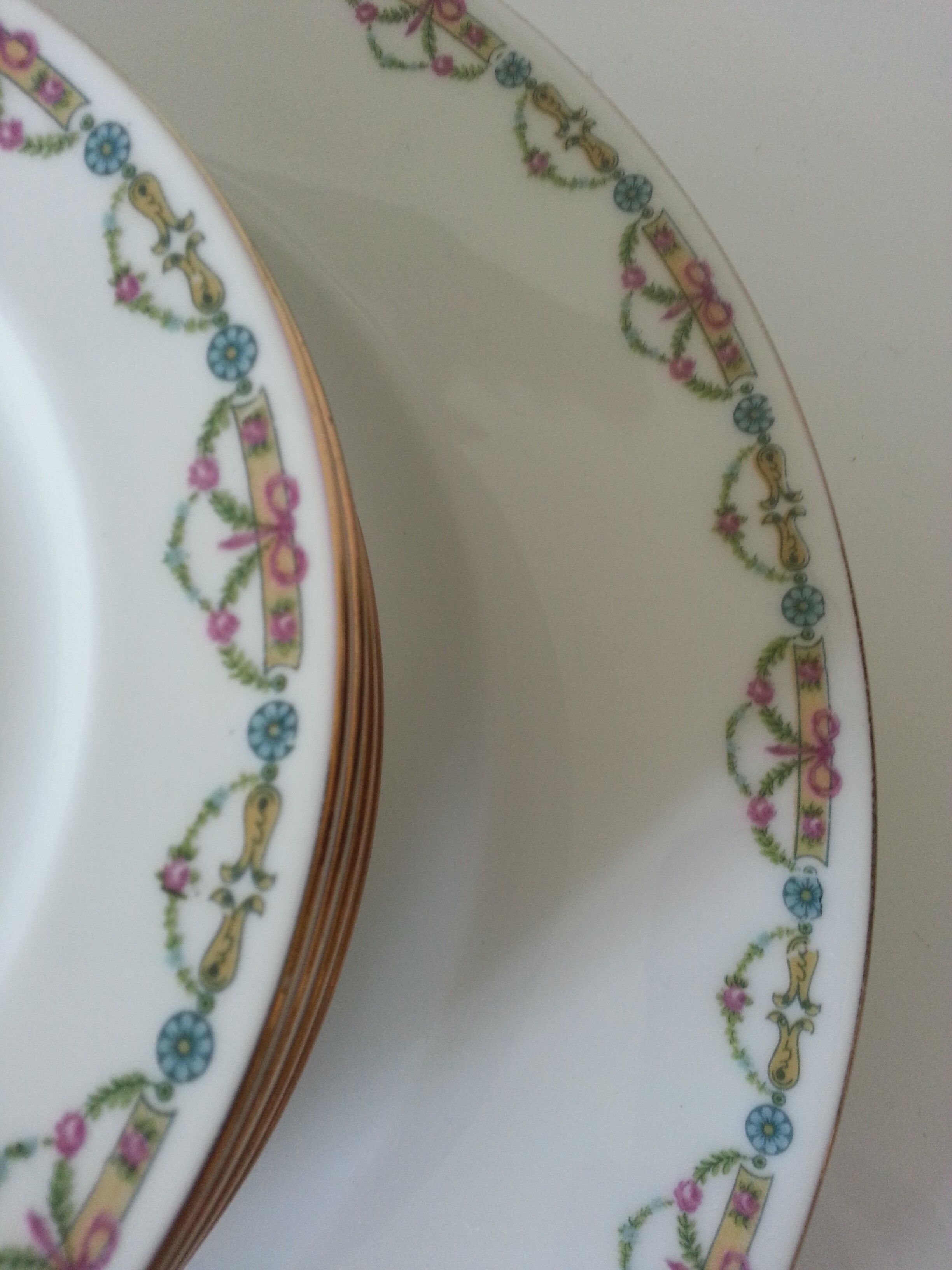 Limoges porcelain dessert service