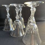 6 Saint Louis wine glasses cut Lozère service stamped