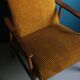 Vintage Armchair from Mid Century, Dark Mustard, Restored