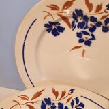 Suite of 10 Flat plates Badonviller