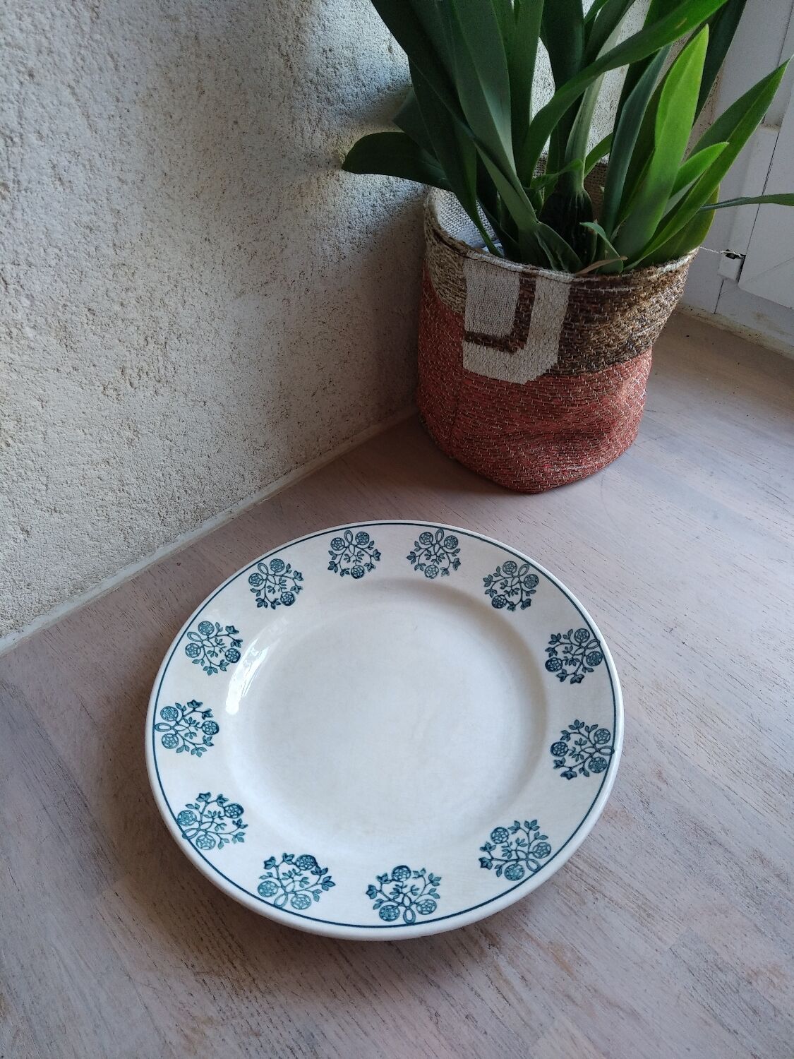 Assiette René Sarreguemines