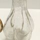 Vintage Brass and Murano Glass Liqueur Decanter or Whiskey Noggin, Italy