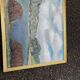 Tableau Paysage animé au lac – Huile signée