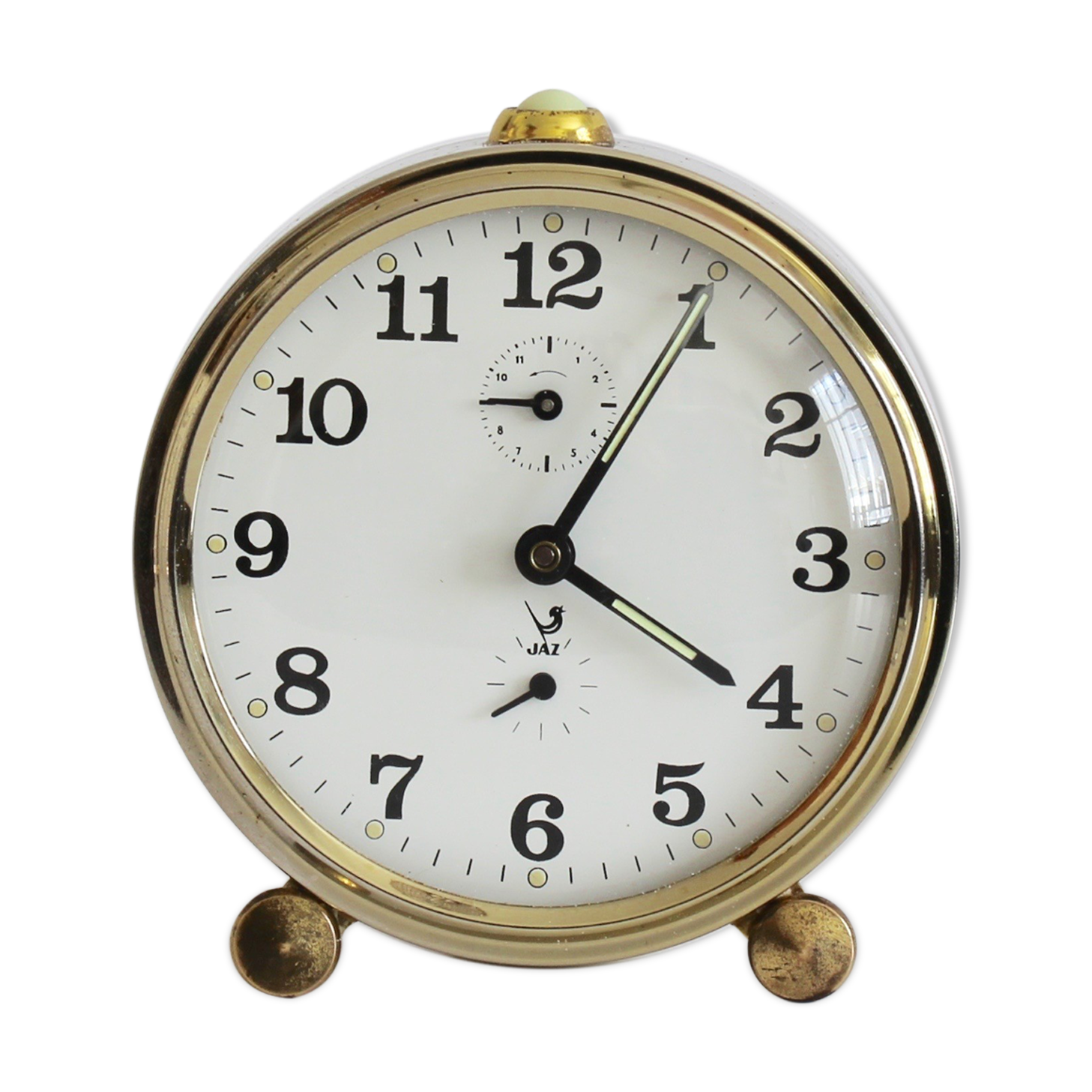 Jaz golden mechanical clock