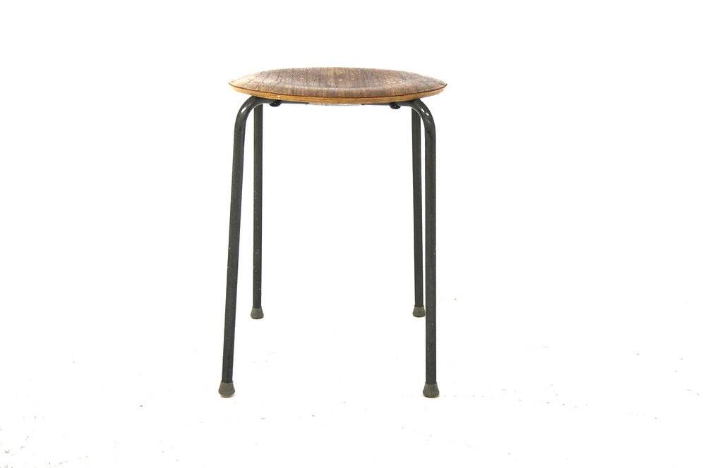 Scandinavian teak stool, Sweden, 1960