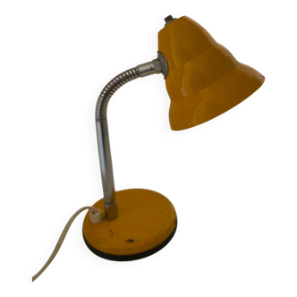 Vintage yellow desk lamp