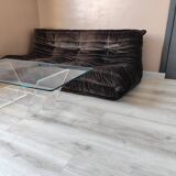 Vintage David LANGE glass & altuglas coffee table circa 1970