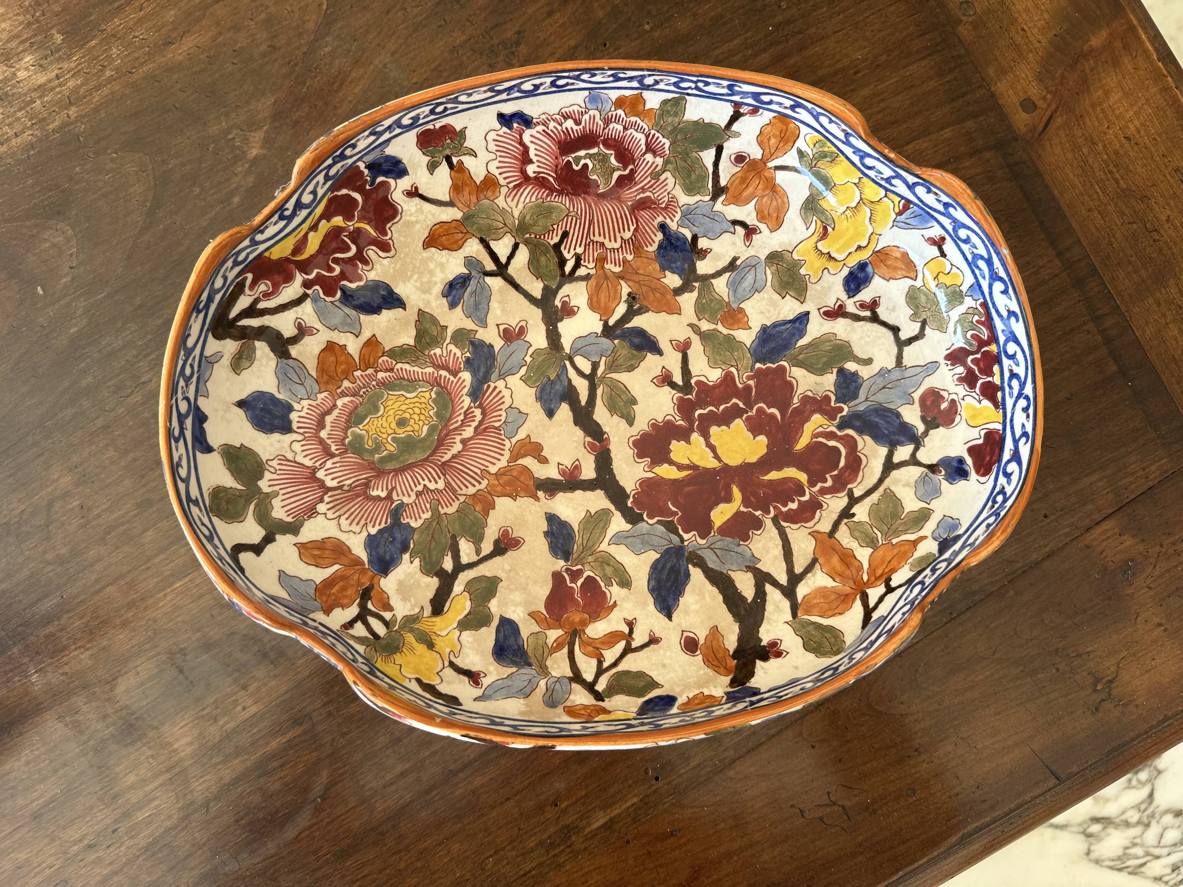 Plate Gien Floral Decor