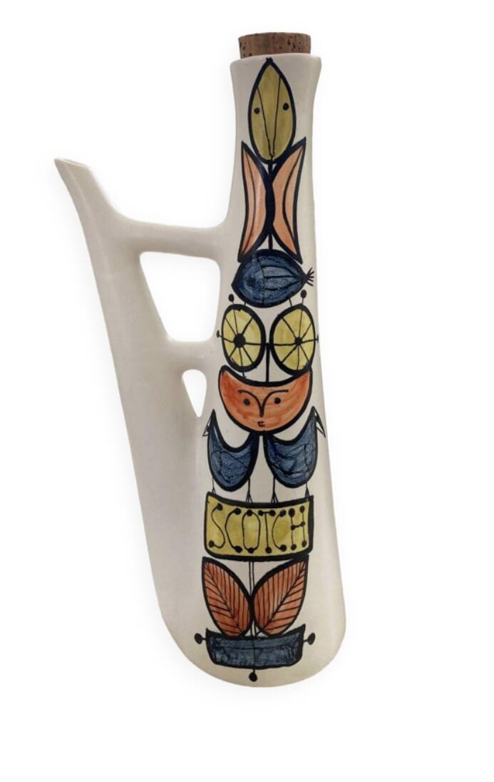 Roger Capron Vallauris ceramic design carafe