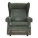 1970s, Danish wingback armchair, original condition, furniture velour, beech wood.