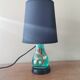 Vintage resin inclusion lamp curiosity cabinet