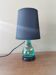 Vintage resin inclusion lamp curiosity cabinet