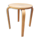 Tabouret bois courbé