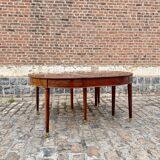 Table de salle à manger en acajou massif d’époque Louis XVI XVIII eme