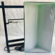 Design table lamp Alain Carré 1983 lacquered aluminium opal glass