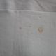 Antique cotton sheet: 310x210cm with openwork embroidery/monogrammed