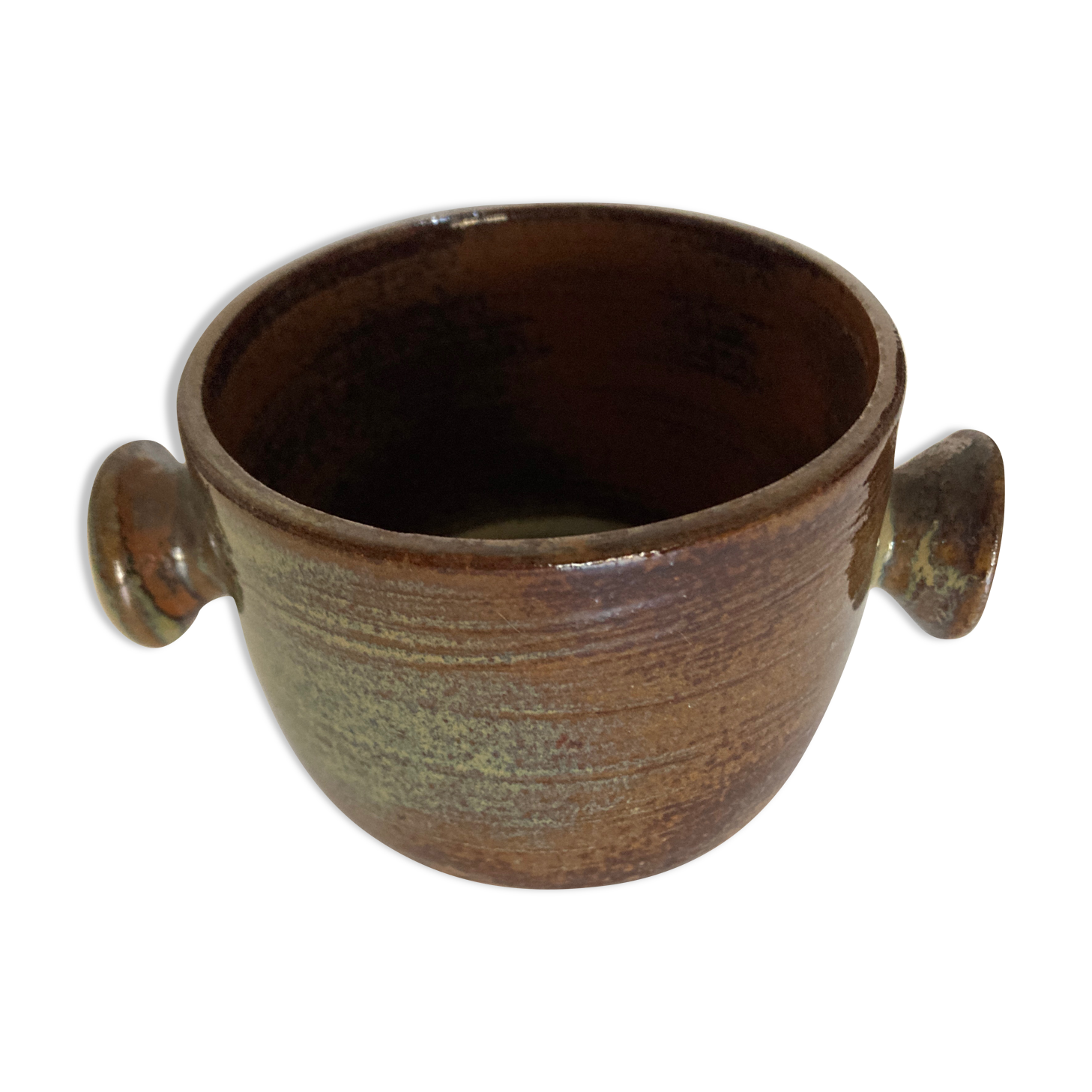 Potter's pot in glazed stoneware 1960