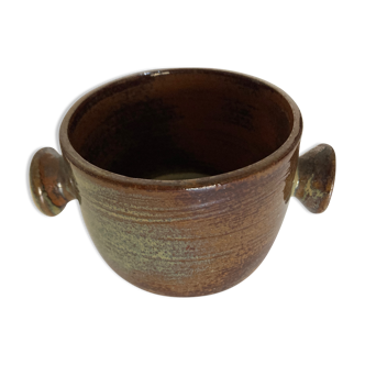 Potter's pot in glazed stoneware 1960