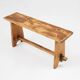Mid-Century Rustic Wooden Bench, France, 1900s