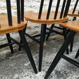 Suite de 6  chaises Fanett par Ilmari Tapiovaara années 50