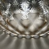 Vintage amber glass suspension