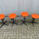 lot of 4 Industrial stool of Strafor 1960