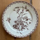 Mismatched set of 6 old flat plates