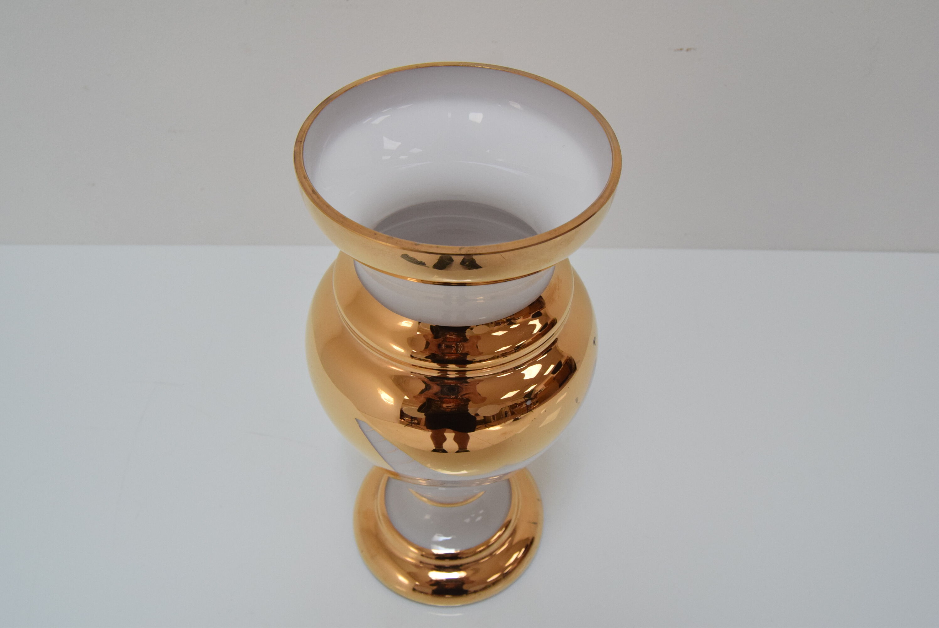 Art glass vase Novy Bor 1960s