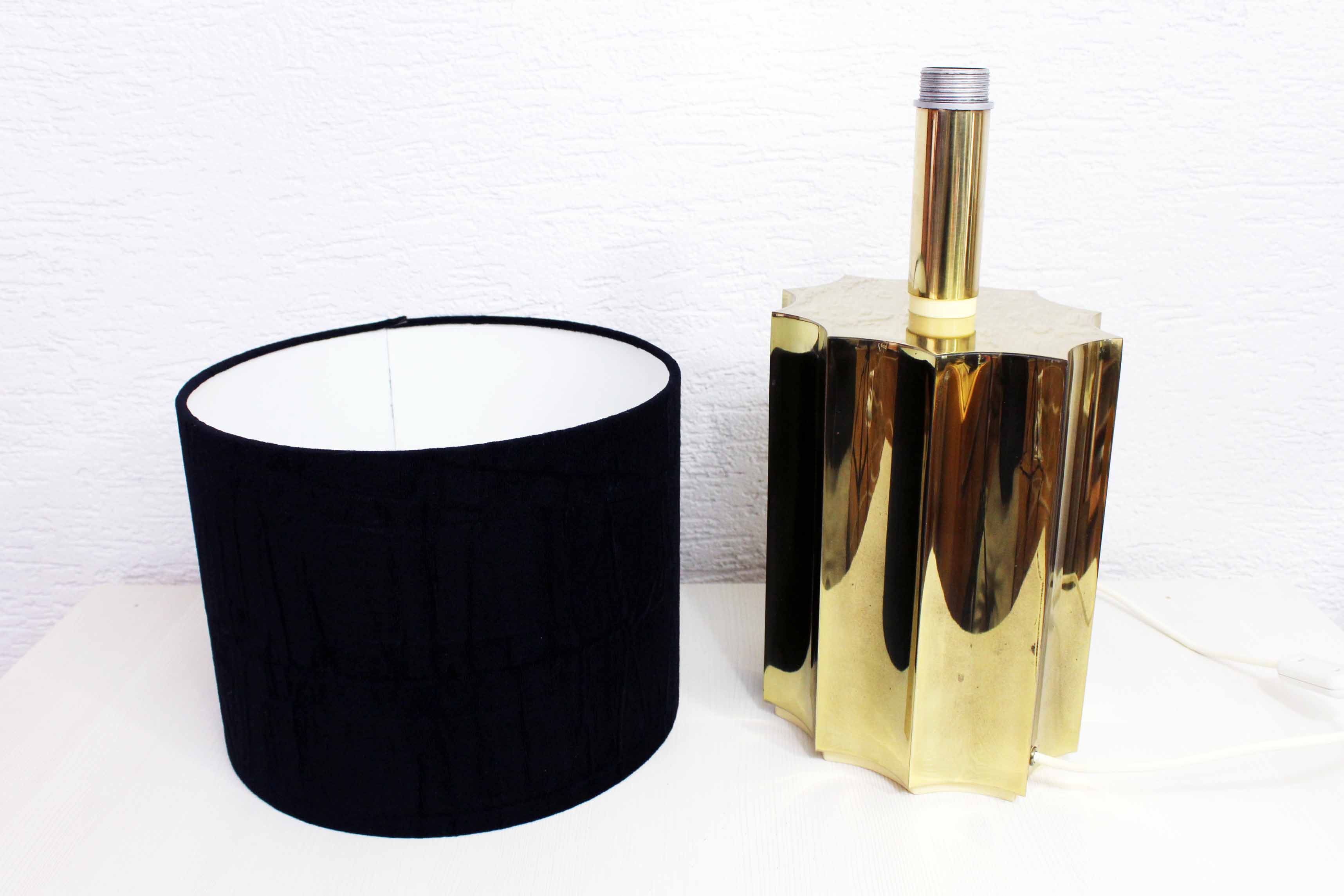 Lampe de table italienne en laiton