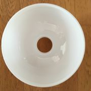 Lustre lanterne globe opaline 3 lumières