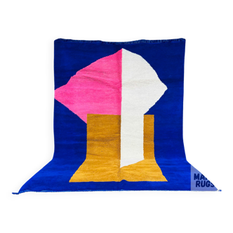 Moroccan rug in handmade wool 2.5 x 1.5 m