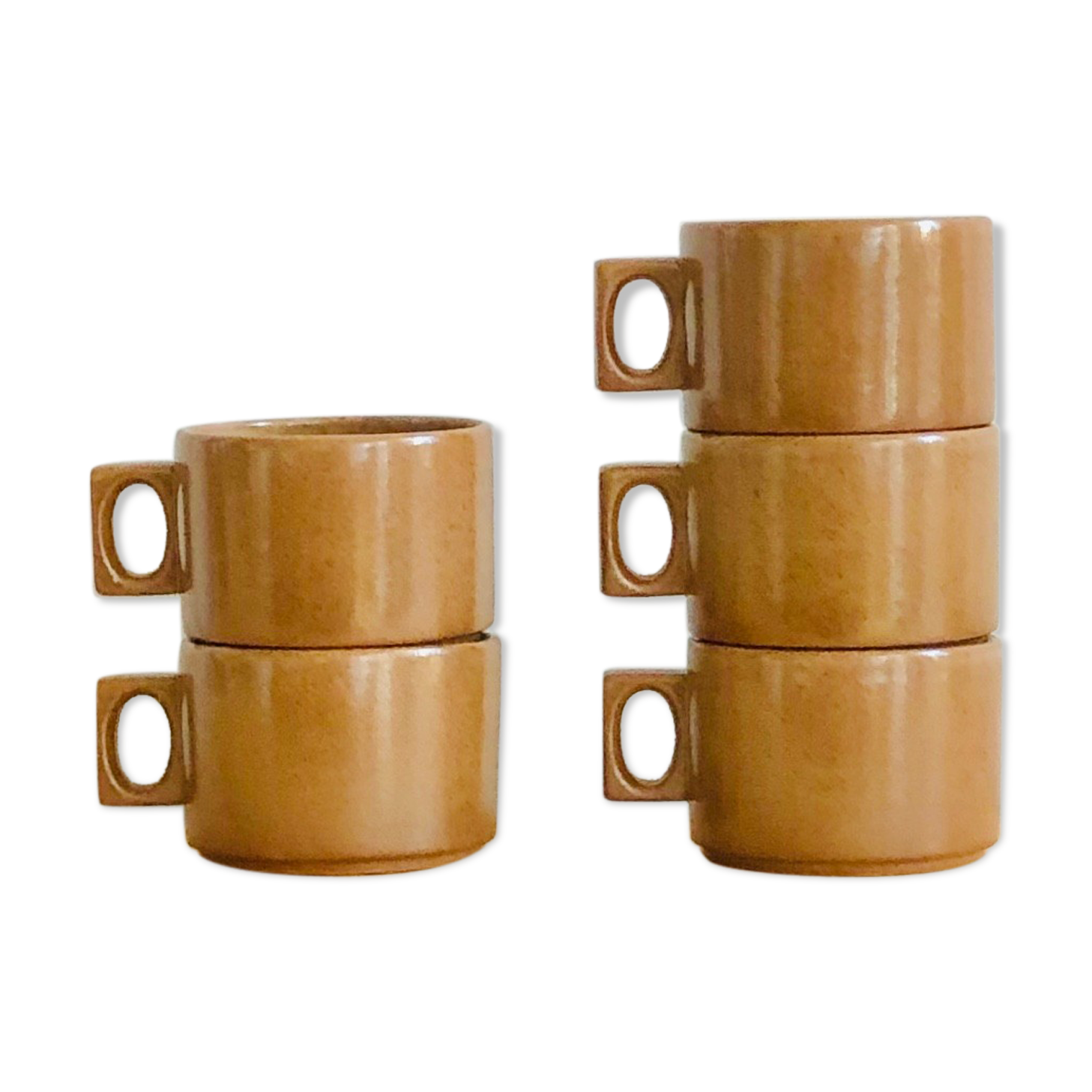 Brenne sandstone 5-cup coffee cup set