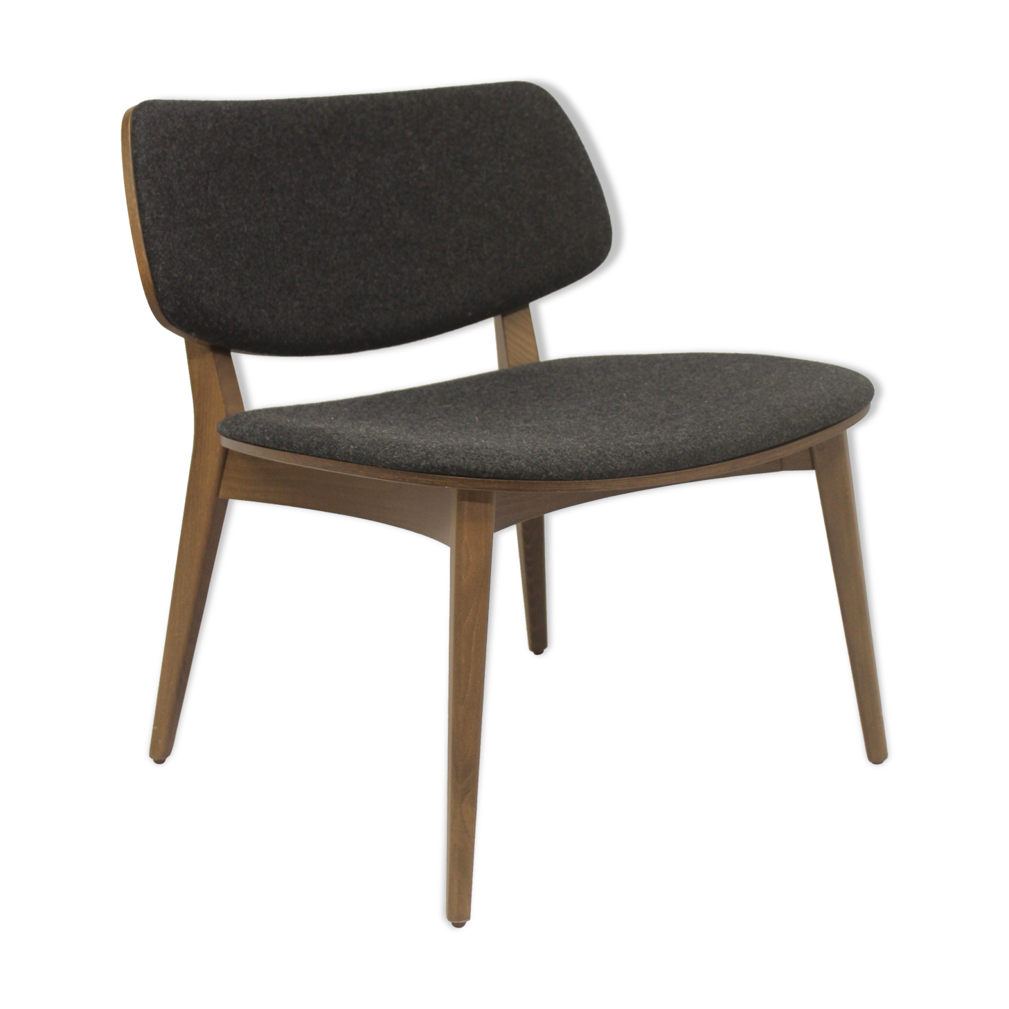Beech wood armchair in perfect condition creation Emilio Nanni.