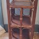 70's rattan shelf